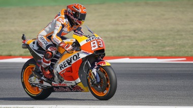 MotoGp: piove a San Marino, Marquez vola nel warm up