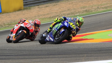 Motogp Aragon, terze libere: Rossi entra in top ten