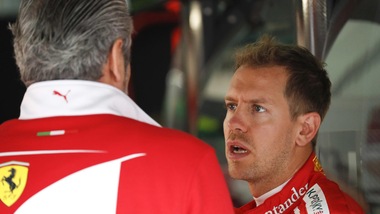 F1 Ferrari, Vettel: «Meglio correre sull'asciutto»