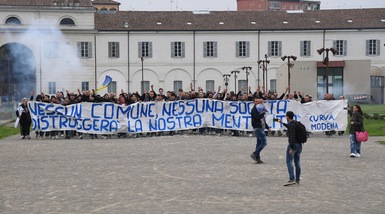 Serie C Modena, tre Daspo dopo la protesta contro Caliendo