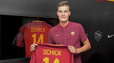 Ufficiale, Schick è della Roma: firma e maglia numero 14