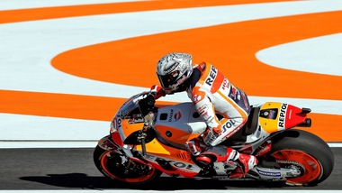 MotoGp, Valencia: a Marquez terze libere, Dovizioso ottavo e Rossi decimo