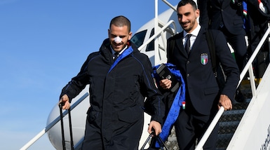 Italia a Milano. Naso rotto per Bonucci, giocherà con la maschera
