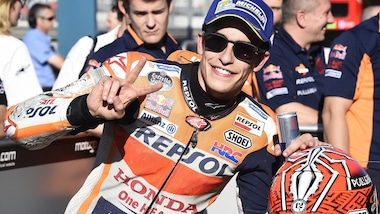 MotoGp, Valencia: Marquez avanti anche nel warm up, Dovizioso quarto