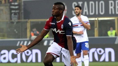Bologna-Sampdoria 3-0: Okwonkwo, un altro show