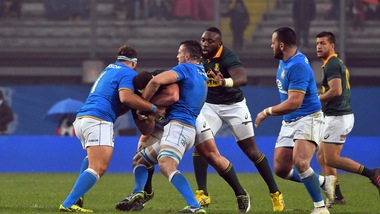 Rugby, l'Italia ancora ko: 6-35 con il Sudafrica