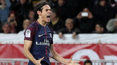 Monaco-Psg 1-2: Cavani e Neymar comandano, Moutinho mette paura