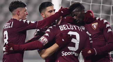 Coppa Italia, Torino-Carpi 2-0: Iago Falque e Belotti si regalano la Roma