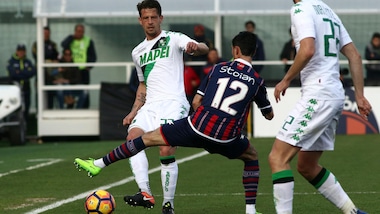 Serie A Sassuolo-Crotone, probabili formazioni e tempo reale alel 18. Dove vederla in tv