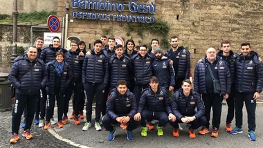 Volley: il Club Italia in visita al Bambin Gesù
