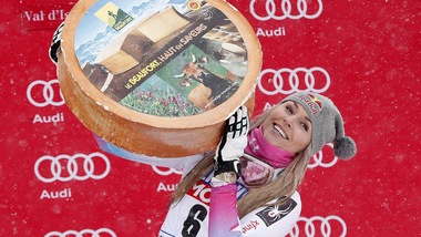 Coppa del Mondo, Vonn vince il Super G... e il formaggio