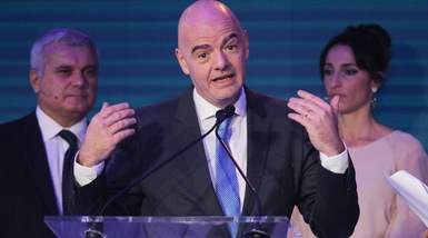 Infantino: «Italia ripescata? Bisogna qualificarsi sul campo»