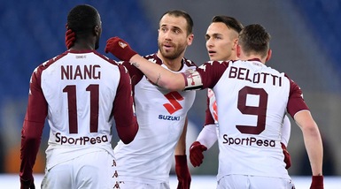 Roma-Torino 1-2: giallorossi fuori dalla Coppa Italia