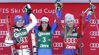 Sci, Coppa del Mondo: il podio si tinge di azzurro
