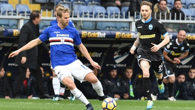 Serie A Sampdoria, individuale sul campo per Strinic e Alvarez
