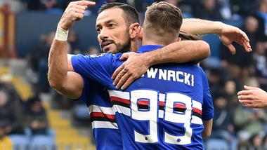 Serie A Sampdoria, Quagliarella: «I gol? Non mi voglio fermare»