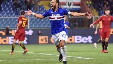 Serie A Sampdoria, lavoro individuale per Quagliarella