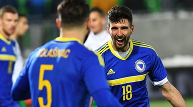 Amichevoli internazionali, la Bosnia passa in Bulgaria: 76' minuti per Dzeko