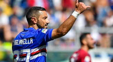 Serie A Sampdoria, primi test sul campo per Quagliarella