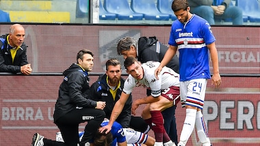 Serie A Sampdoria, Barreto: problema muscolare da valutare