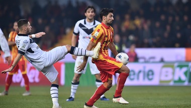 Serie B, Benevento-Brescia 1-1