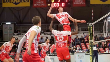 Piacenza piega Vibo in quattro set