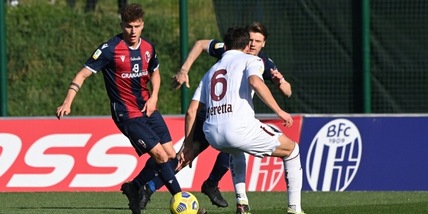 Primavera, Bologna-Torino 1-1: in gol Pagliuca e Vianni