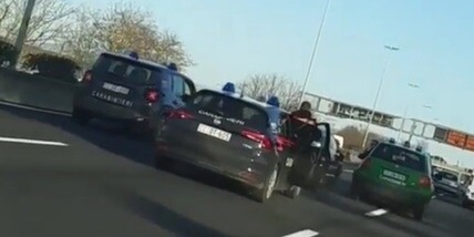 Roma, inseguimento thriller sul GRA: la fuga finisce contro i Carabinieri
