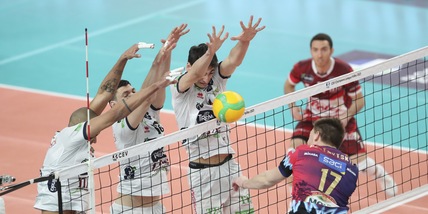 Trento fa sua l'andata contro Perugia