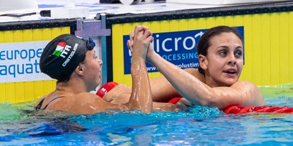 Castiglioni e Carraro, doppia medaglia nei 100 rana agli Europei
