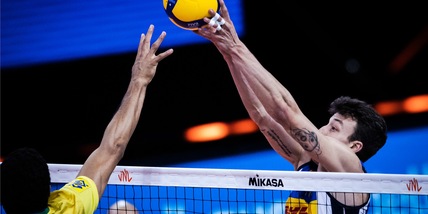 VNL: tanto Brasile ma l'Italia c'è