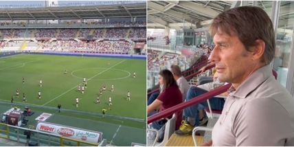 Torino-Salernitana, c'è anche Antonio Conte allo stadio