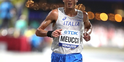 Maratona di Barcellona, Meucci al personale