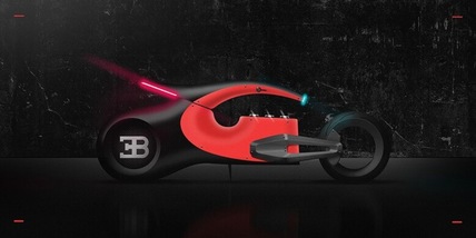 Audacieux, come potrebbe essere una moto Bugatti FOTO