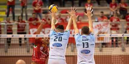 Cisterna travolge Civitanova, Trento supera Taranto