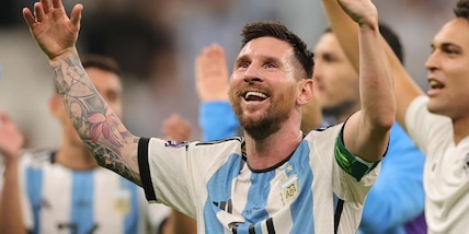 Argentina, Leo Messi illuminato dal Diez