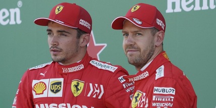F1, Vettel su Leclerc: "Quando è arrivato in Ferrari aveva meno pressione di me"
