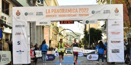 Panoramica Sorrento-Massa Lubrense-Positano 27km: vincono Giorgio Mario Nigro e Martina Del Rosso