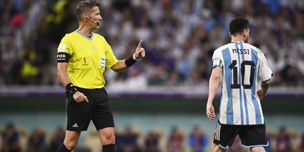Mondiali, sarà Orsato l'arbitro della semifinale Argentina-Croazia