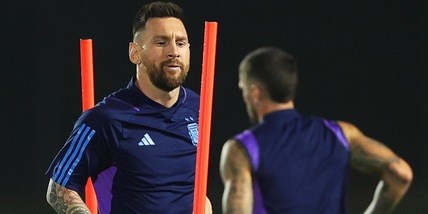 Argentina, il figlio di Messi fa emozionare tutti