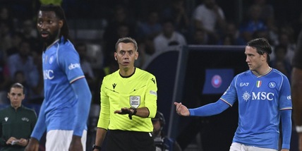 Napoli-Real Madrid, la moviola: Turpin non vede il rigore
