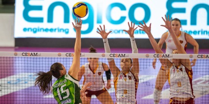 Conegliano, Milano, Scandicci e Novara ok, Roma corsara al tie break