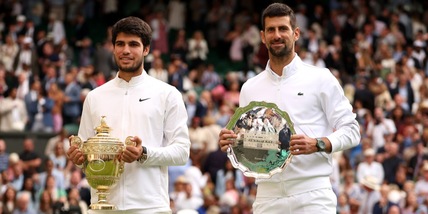 Alcaraz da record: il clamoroso dato in cui eccelle su Djokovic