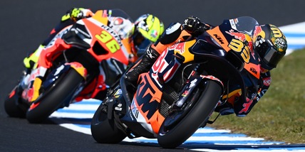 MotoGP Australia, le KTM comandano la Practice. Bagnaia e Marini in Q1