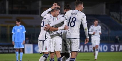 L'Italia U21 dilaga contro San Marino: 7-0, rivivi la diretta