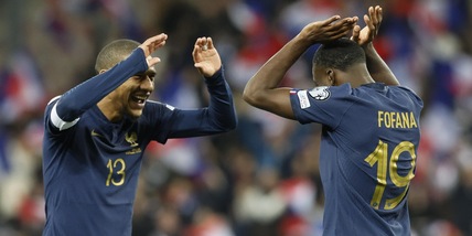 Francia a valanga su Gibilterra: 14-0. In gol Thuram, Rabiot e Giroud