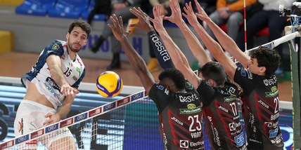 Trento strapazza Civitanova, vincono Piacenza e Padova