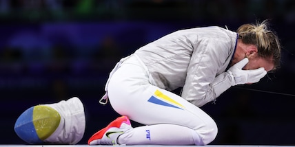 Olga Kharlan, fidanzata di Samele, regala all'Ucraina la prima medaglia a Parigi