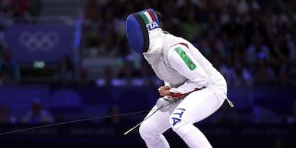 Finale fioretto, Daniele Garozzo scatenato per la fidanzata Alice Volpi