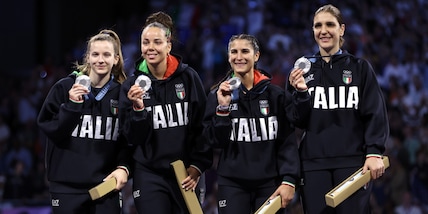 Scherma, Italia d'argento nel fioretto femminile a squadre